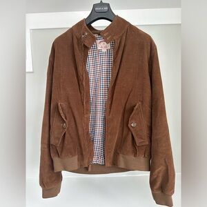 Brooks Brothers Corduroy Bomber Jacket